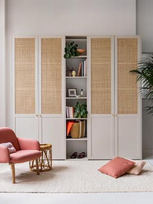 Raffia wardrobe