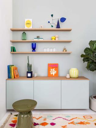 Sideboard besta Amandier grisé