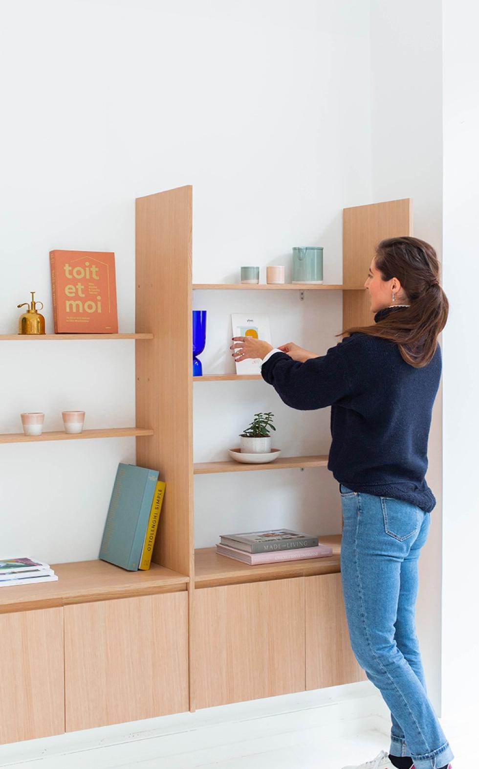 oak bookcase
