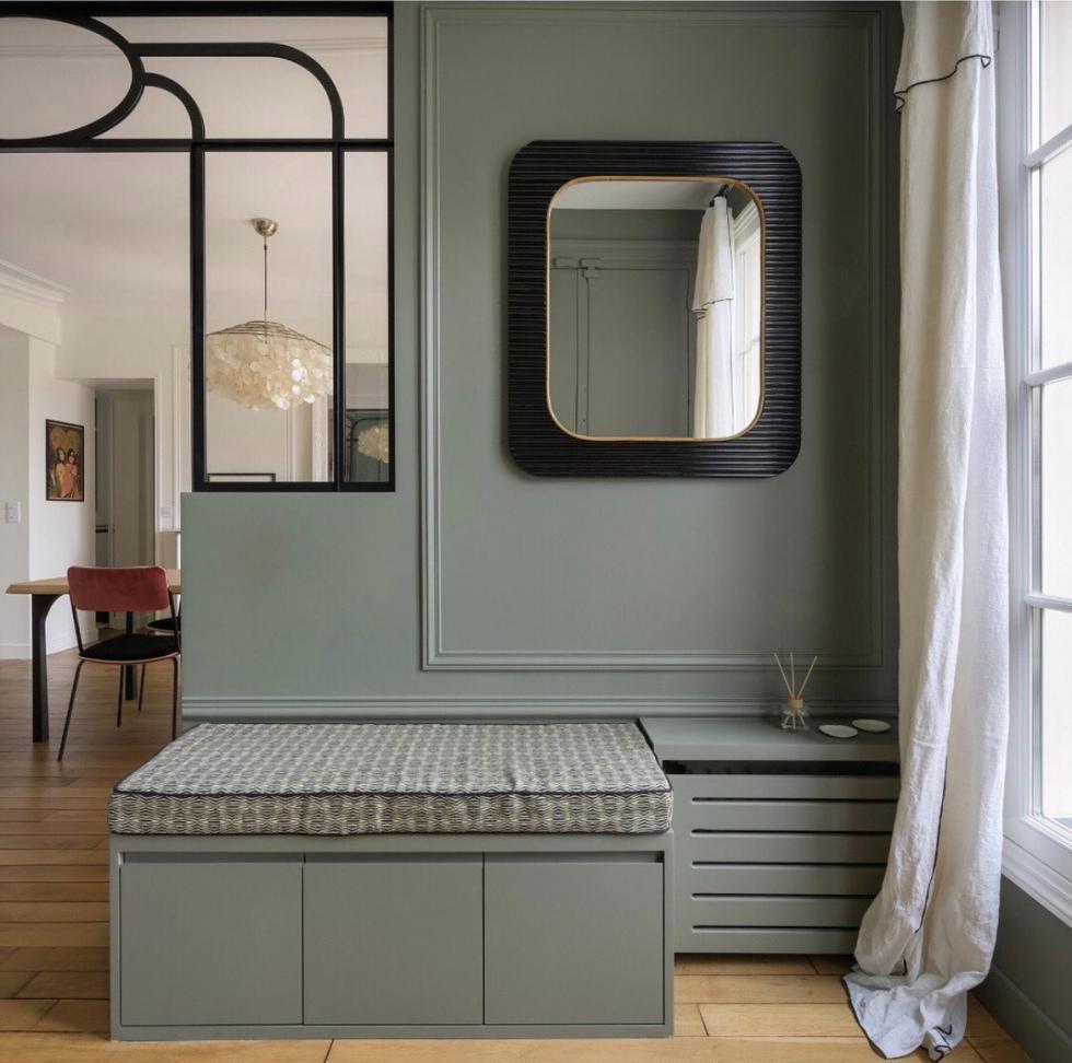 Plum Living Eingangssitzbank in Grün 03 - Vert de gris