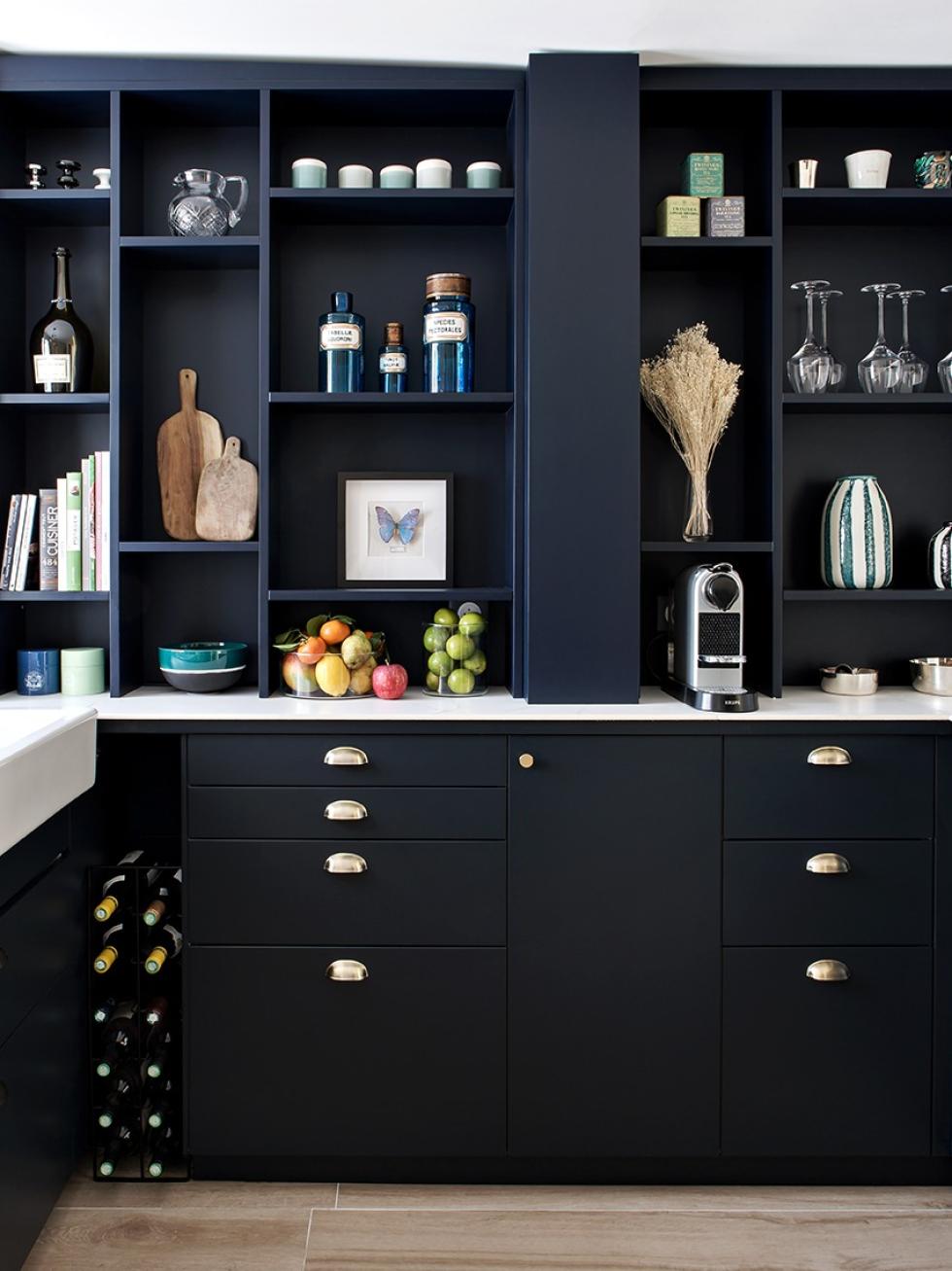 Kitchen in Blue 02 - Bleu nuit