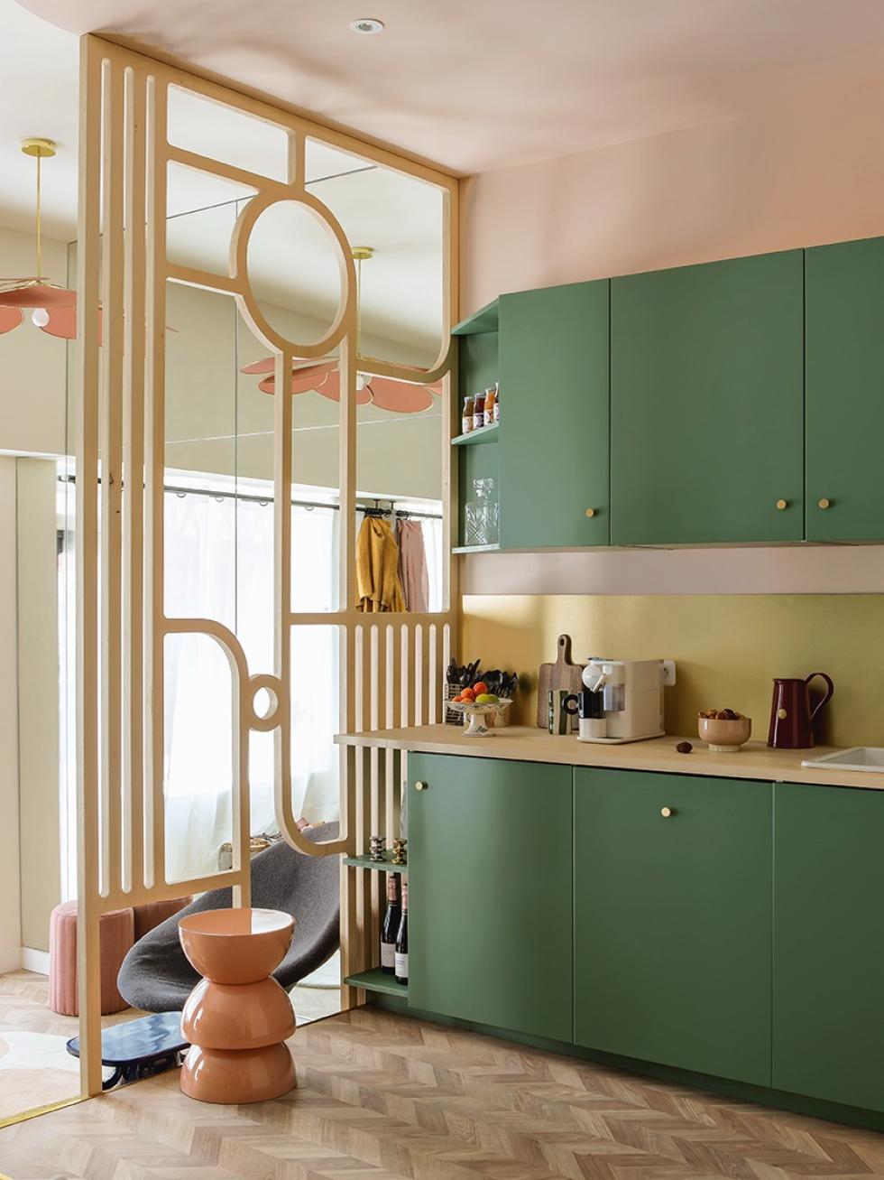 Kitchen in Green 03 - Vert de gris