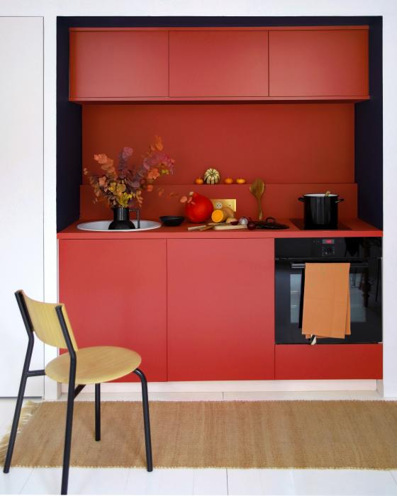 Kitchen in Red 01 - Terra