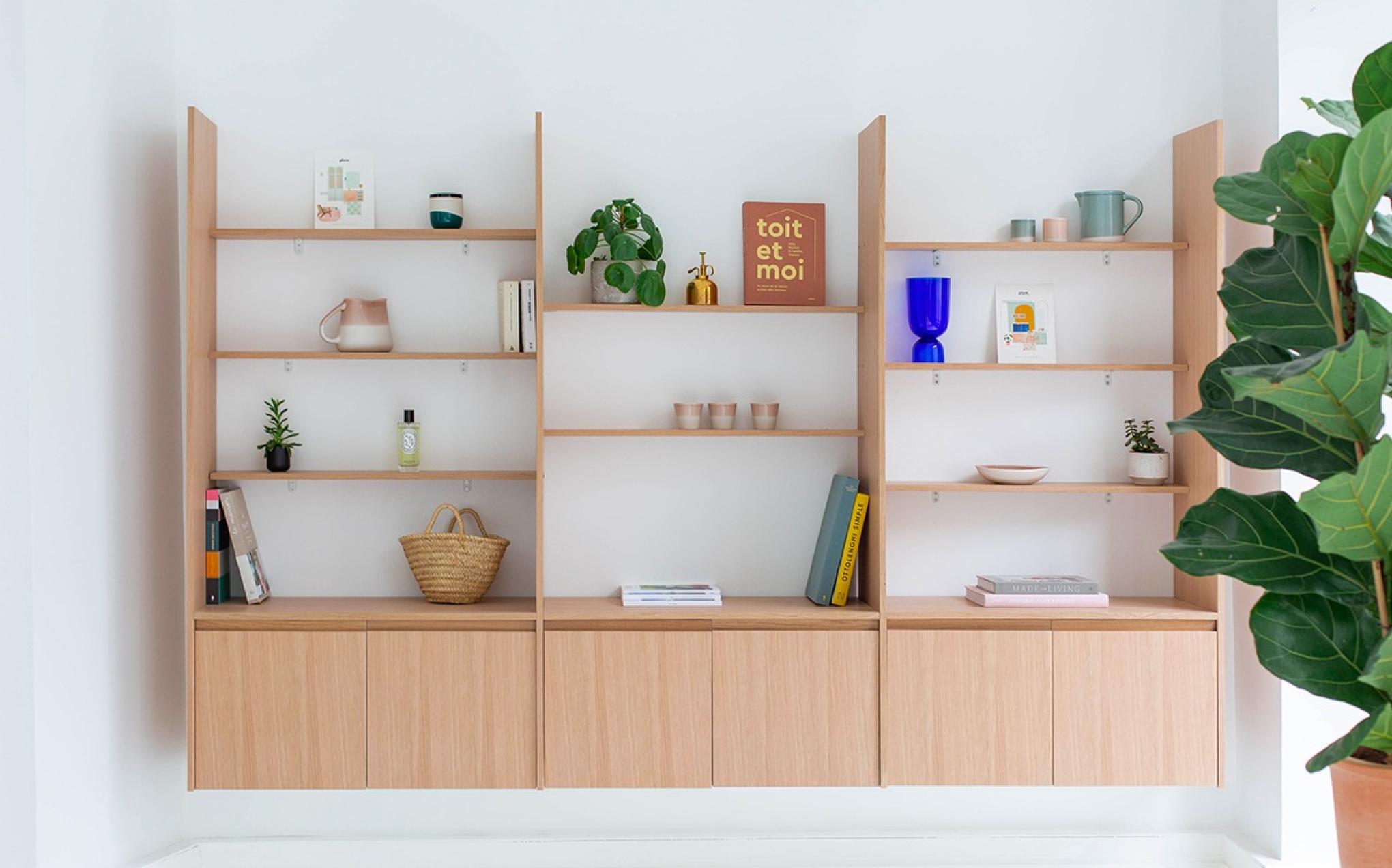 oak bookcase