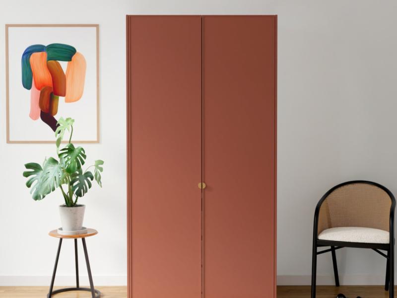 Dressing 2 portes Edge en bois peint