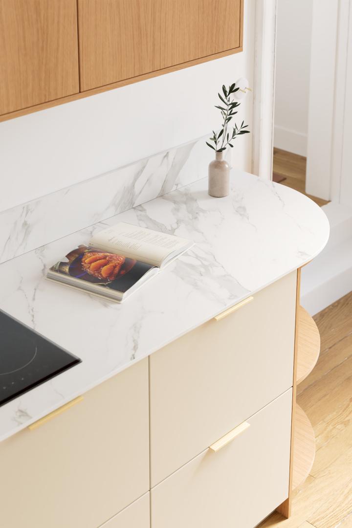 Marbre Calacatta Curved