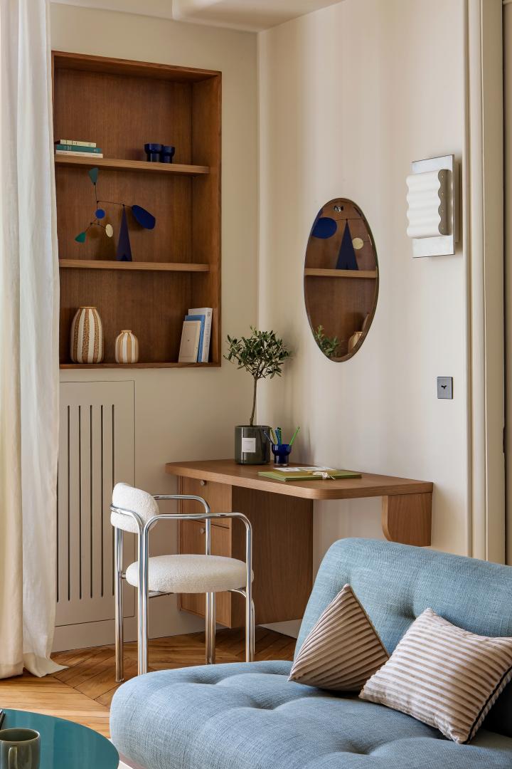 Plateau Curved Chêne miel