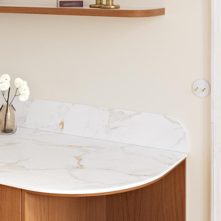 Marbre d'Automne Curved