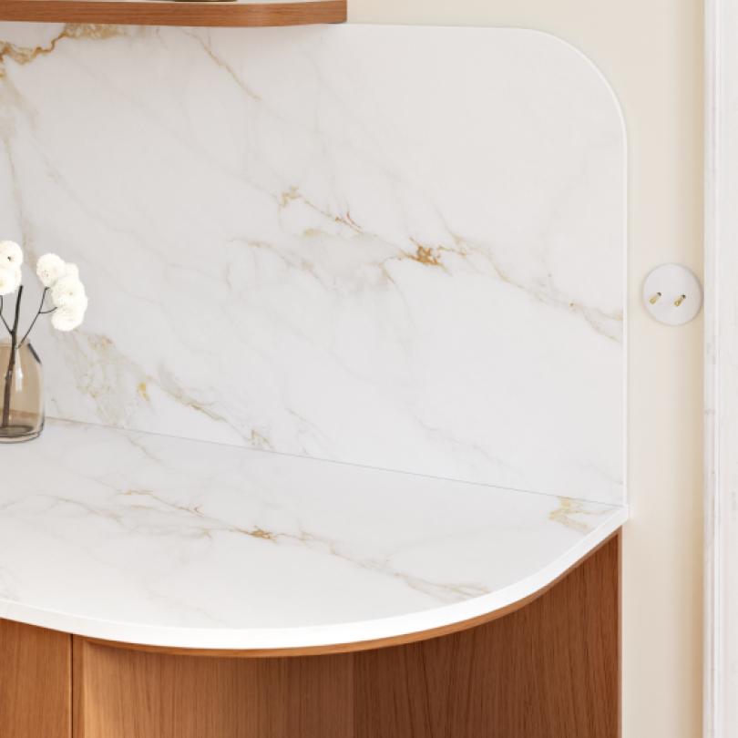 Marbre d'Automne Curved