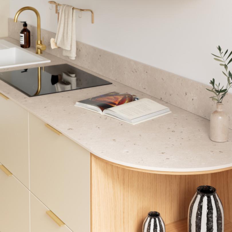 Terrazzo naturel Curved