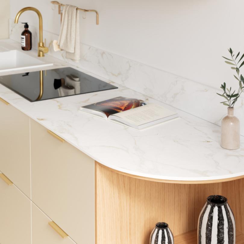 Marbre d'Automne Curved