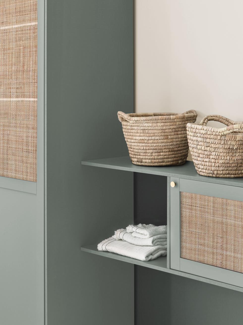 Wardrobe Raffia in Stone 