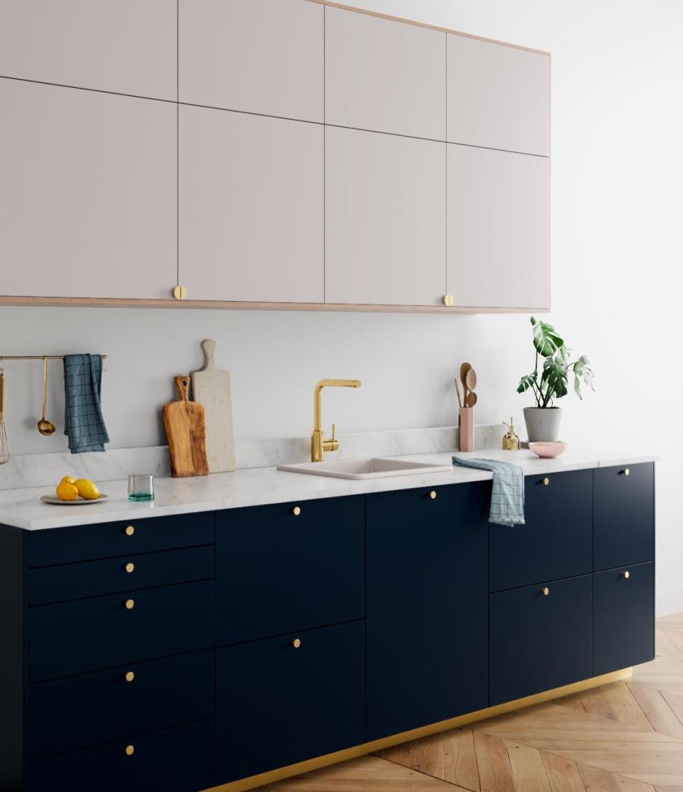 Kitchen in Blue 02 - Bleu nuit