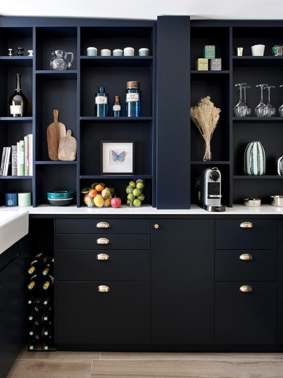 kitchen in Blue 02 - bleu nuit