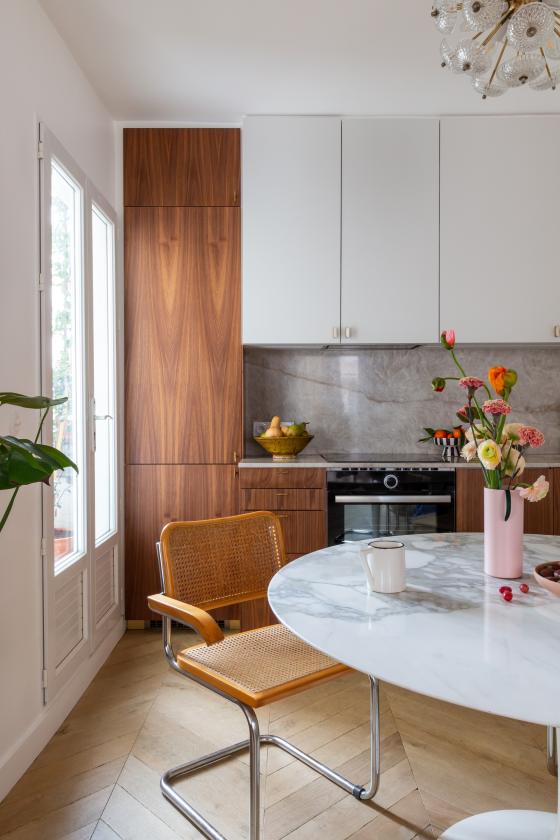 Cuisine noyer retro