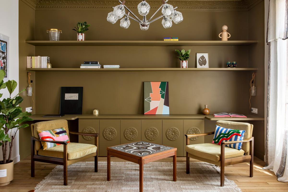Le salon Olive de Lucie Socrate